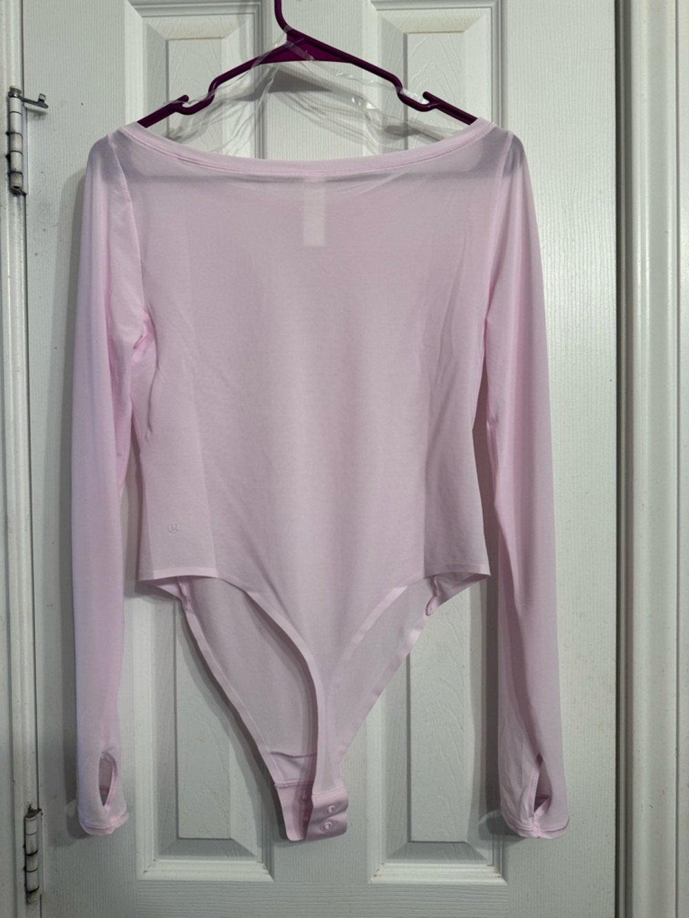 NWOT❤️Wondermost❤️Ultra-Soft Nulu Mesh Boatneck Long-Sleeve Bodysuit Size L - Picture 4 of 7